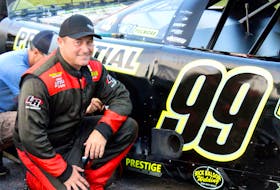 Veteran driver Craig Slaunwhite leads the points standings heading into the East Coast International Pro Stock Tour season finale Tirecraft 400 on Saturday at Scotia Speedworld. - Wingnut Productions