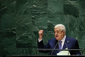 UNITED NATIONS (Reuters) - Palestinian President Mahmoud Abbas told the United Nations General Assembly on Thursday that Middle East peace was not achievable until the Palestinians are granted full