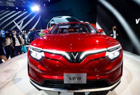 By Phuong Nguyen and Francesco Guarascio HANOI (Reuters) - Vietnamese electric vehicles maker VinFast plans to ship its first EVs to Europe this year after receiving regulatory approval, its chief