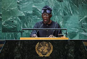UNITED NATIONS (Reuters) - Nigerian President Bola Tinubu urged the United Nations to become more proactive in addressing his African nation's poverty and security issues and helping to fight illicit