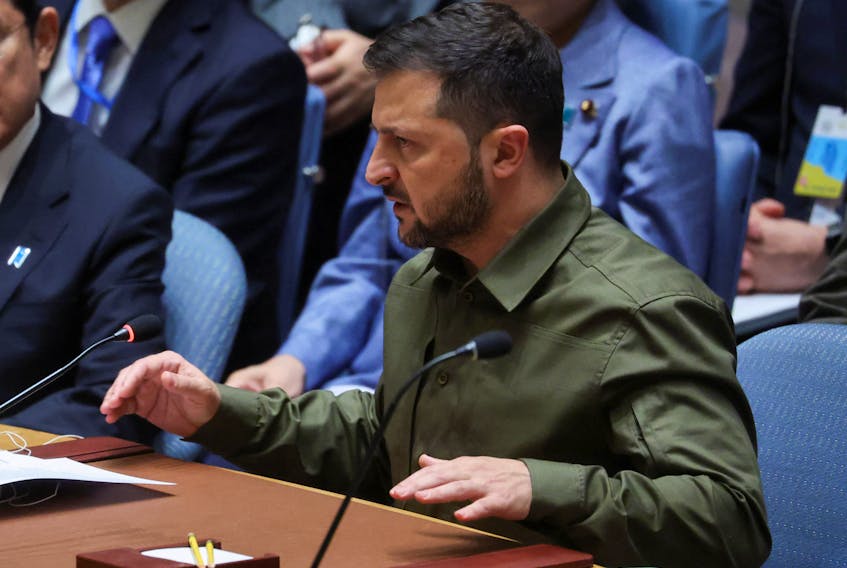 By Patricia Zengerle WASHINGTON (Reuters) - Ukrainian President Volodymyr Zelenskiy visits the U.S. capitol on Thursday as Republican skeptics question whether Congress should approve a new round of