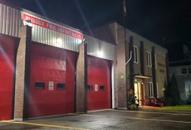 The Sussex Fire Department's fire hall on Main Street needs improvements to give it about 10 more years of use, according to CAO Scott Hatcher. (Andrew Bates, Local Journalism Initiative Reporter, Telegraph-Journal)