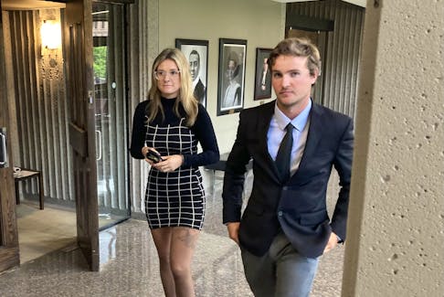 Jakob Mark Fardy leaves Nova Scotia Supreme Court in Halifax in July. The 25-year-old Hantsport man will undergo a comprehensive sexual behaviour assessment prior to his sentencing on three counts of sexual assault and one of assault.