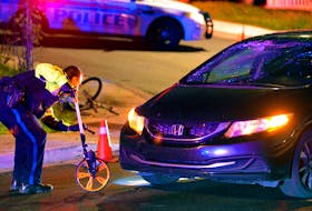 A cyclist was seriously injured after he was struck by a car in St. John's Friday night. Saltwire staff