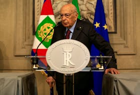 ROME (Reuters) - Former Italian President Giorgio Napolitano, a former communist who helped to steer his country through a debt crisis in 2011, has died at the age of 98, the prime minister's office