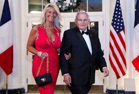 By Tom Hals and Luc Cohen (Reuters) - Three years ago, New Jersey Senator Bob Menendez announced that after months of COVID-19 turmoil, he had married Nadine Arslanian in a socially distanced ceremony