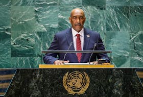 By Daphne Psaledakis and Khalid Abdelaziz NEW YORK/CAIRO (Reuters) - Sudan's army chief said on Friday he had not sought military support on a recent regional tour and that his preference was for a