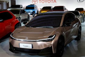 TOKYO (Reuters) - Toyota Motor will speed up production of electric vehicles (EVs) of its Toyota and luxury Lexus brands, the Nikkei newspaper reported on Friday. The Japanese automaker was likely to
