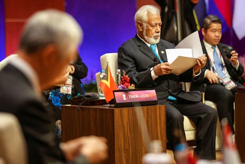 BEIJING (Reuters) - China and East Timor have upgraded bilateral ties to a comprehensive strategic partnership, potentially giving Beijing more influence in the region while satisfying the young