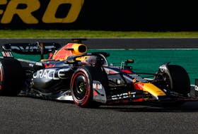 SUZUKA, Japan (Reuters) - Formula One championship leader Max Verstappen put Red Bull on pole position for the Japanese Grand Prix on Saturday with McLaren's Oscar Piastri joining the Dutch driver on
