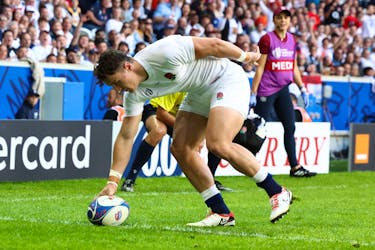 LILLE, France (Reuters) - Winger Henry Arundell scored five tries as England tore up the safety-first playbook from their first two matches at the Rugby World Cup in a crushing 71-0 defeat of Chile on