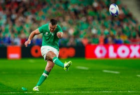 PARIS (Reuters) - Ireland underlined their status as the number one team in the world with a bruising 13-8 Rugby World Cup victory over defending champions South Africa in Paris on Saturday, though