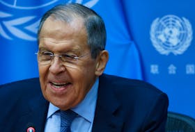 UNITED NATIONS (Reuters) - Russia's Foreign Minister Sergei Lavrov said on Saturday that Ukraine's proposed peace plan as well as the latest U.N. proposals to revive the Black Sea grain initiative
