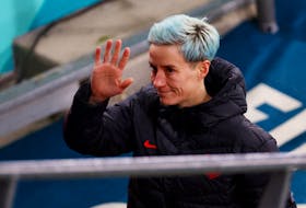 (Reuters) - Megan Rapinoe will bid farewell to international football with no regrets about her time on and off the pitch, she told a news conference on Saturday ahead of her last game on Sunday,