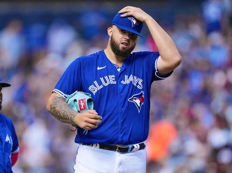 What happened to Jordan Romano? Blue Jays pitcher exits game vs