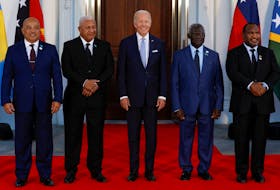By David Brunnstrom, Trevor Hunnicutt and Kirsty Needham WASHINGTON (Reuters) - President Joe Biden will host a second summit with Pacific island leaders this week, part of a U.S. charm offensive to