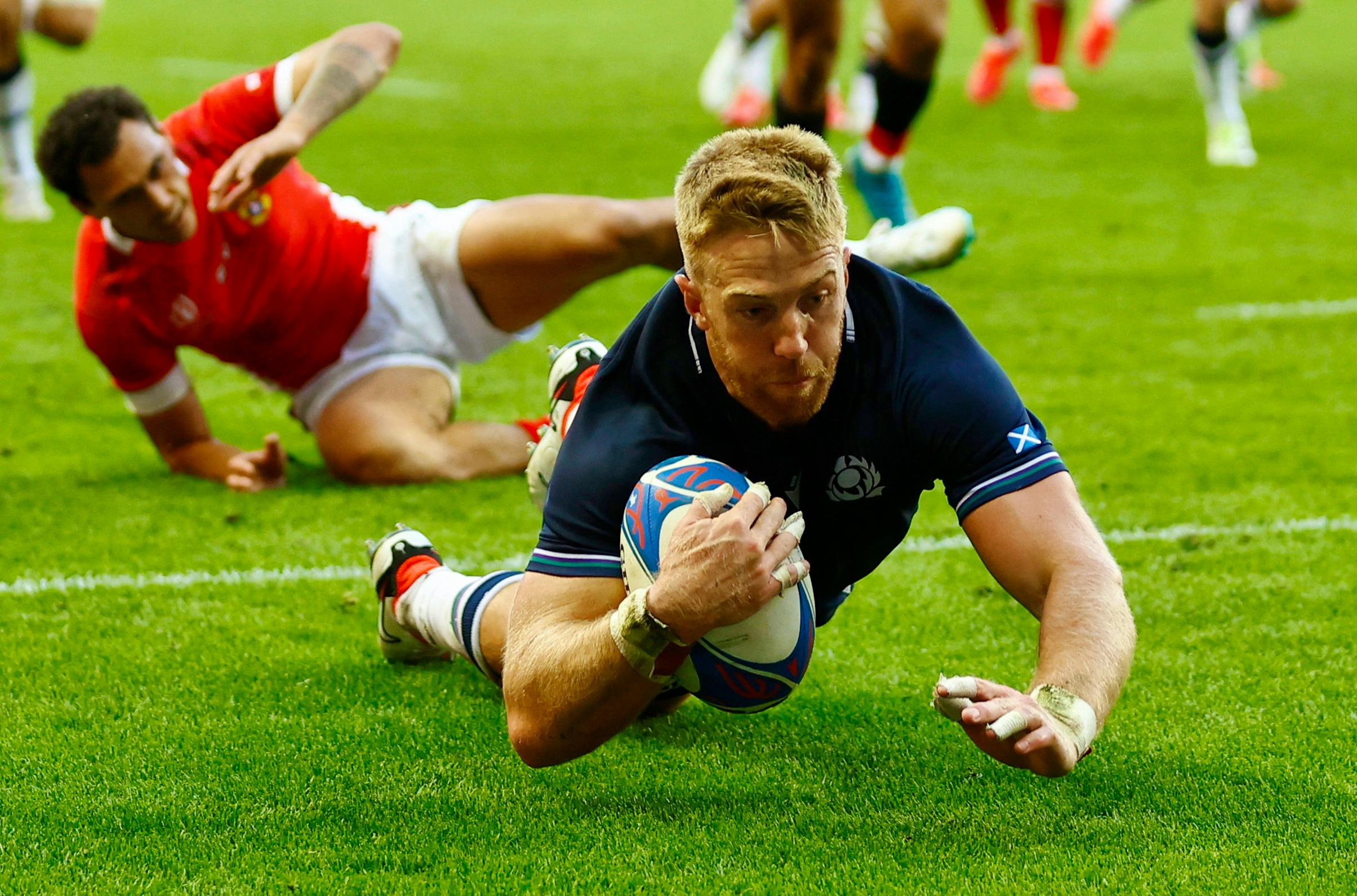 Finn Russell helps Scotland overcome physical Tonga in bonus-point win, Rugby World Cup 2023