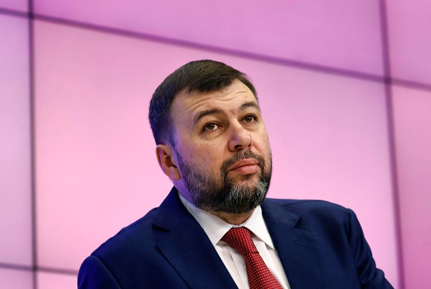 (Reuters) - The Russian-installed head of the Russian-annexed Ukrainian region of Donetsk has imposed a curfew, according to a decree published on Sunday. Denis Pushilin banned the presence of