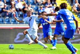 EMPOLI, Italy (Reuters) - An unstoppable second-half strike from Federico Dimarco gave Inter Milan a 1-0 away win at bottom club Empoli on Sunday, restoring their three-point lead at the top of the