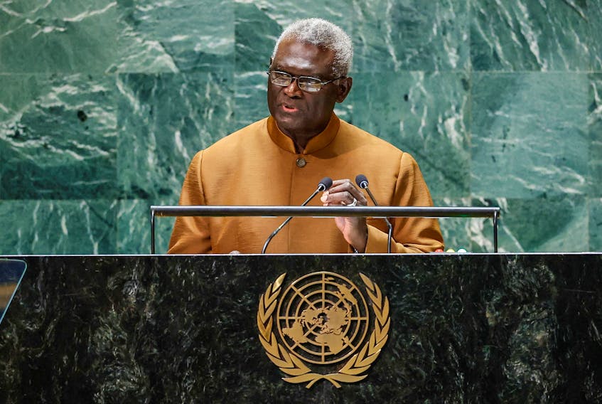 SYDNEY/WASHINGTON (Reuters) - The U.S. is disappointed Solomon Islands Prime Minister Manasseh Sogavare will not attend a Pacific Islands summit with U.S. President Joe Biden next week, the White