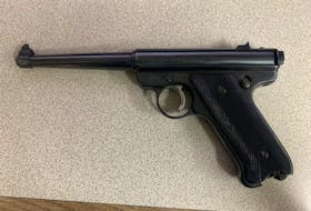 RCMP in New Brunswick have arrested and charged a 30-year-old Tobique man with assault and weapons offences after seizing a handgun during a domestic disturbance call in Beechwood on Sept. 15. - Contributed