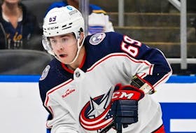 Halifax Mooseheads winger Jordan Dumais is having an impressive training camp and pre-season with the Columbus Blue Jackets. - Jeff Curry-USA TODAY Sports
