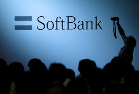 (Reuters) - SoftBank Corp will likely decide as early as Monday to raise up to 120 billion yen ($808.79 million) via Japan's first public offering of bond-type class shares, Bloomberg News reported,