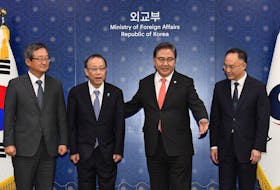 By Josh Smith and Hyonhee Shin SEOUL (Reuters) - South Korea on Tuesday will host senior diplomats from China and Japan for a rare trilateral meeting seen as aimed at assuaging Beijing's concerns over
