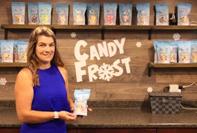 Candice Mugford runs her freeze-dried candy business, Candy Frost, out of her basement in Westmount. She started the business in February so her daughter (who had gotten braces) could still enjoy her favourite chewy candies - just in a different form.