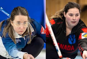 Christina Black of Halifax (left) and Bedford’s Isabelle Ladouceur are in the field for the season-opening PointsBet Invitational, which begins Wednesday in Oakville, Ont. With a prize purse of more than $350,000, it is one of the most lucrative tournaments on the 2023-24 curling calendar. - File Photos