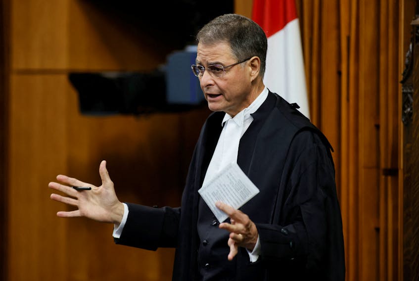 OTTAWA (Reuters) - Anthony Rota, the speaker of Canada's House of Commons lower chamber, said on Tuesday he was resigning, less than a week after he prompted outrage by publicly praising a former Nazi