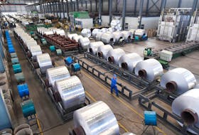 By Andy Home LONDON (Reuters) -Global production of primary aluminium hit an all-time high in August, with the world's smelters running at an annualised rate of 71.2 million metric tons. It was the