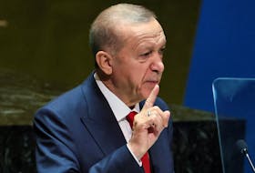 ANKARA (Reuters) - President Tayyip Erdogan said Turkey needs to turn the legal troubles of U.S. Senator Bob Menendez, a long-time critic of his government, into opportunity for its requested purchase