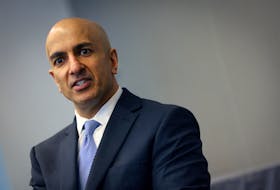 (Reuters) - Minneapolis Federal Reserve Bank President Neel Kashkari on Monday said that given the surprising resilience in the U.S. economy, the Fed probably needs to raise rates another quarter of a