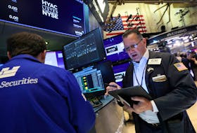 (Reuters) - U.S. stock index futures declined on Tuesday as investors continued to grapple with fears of a prolonged restrictive monetary policy by the Federal Reserve and its impact on the economy.