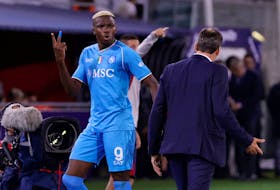 (Reuters) - Napoli striker Victor Osimhen's agent said he "reserves the right to take legal action" against the club after a video mocking the player was posted and then deleted from the Serie A