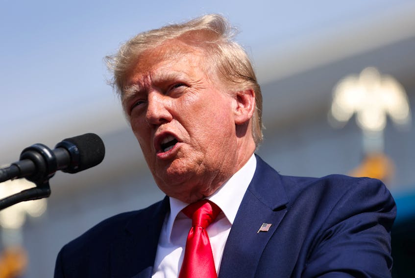 By Andrew Goudsward WASHINGTON (Reuters) - Donald Trump pushed back at U.S. prosecutors' request to curb some of his public statements about people involved in the federal court case accusing him of