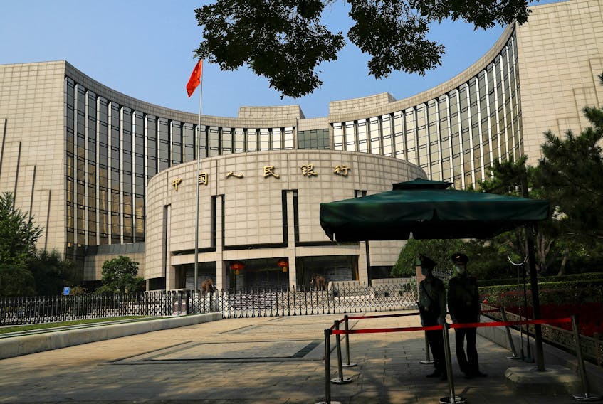 BEIJING (Reuters) - China's central bank said on Wednesday it would implement monetary policy in a "precise and forceful" manner to support economic recovery. The People's Bank of China will step up