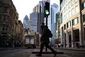 By David Milliken LONDON (Reuters) - Britain's Institute for Fiscal Studies (IFS) estimated on Thursday that there was a 90% chance that public borrowing in four years' time would be higher than the