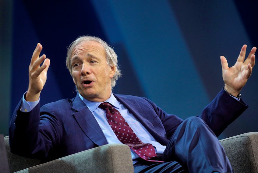 (Reuters) - Ray Dalio believes the United States is going to have a debt crisis and is closely watching the "risky" fiscal situation, CNBC reported on Thursday, citing an interview with the