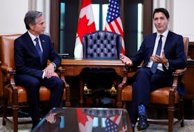 OTTAWA (Reuters) - Canadian Prime Minister Justin Trudeau said on Thursday he was sure U.S. Secretary of State Antony Blinken would raise the murder of a Sikh separatist leader with his Indian