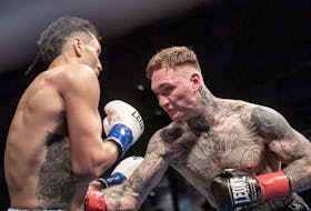 Ryan Rozicki of Sydney Forks will return to the ring on Saturday when he faces Alante Green of Cleveland, O.H., in a twelve-round cruiserweight main event as part of a professional boxing card at the Hamilton Convention Centre. PHOTO/JEFF LOCKHART.