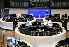 (Reuters) - European shares edged higher on Thursday, supported by gains in energy stocks as oil prices rallied while investors awaited inflation data from Germany, the euro zone's biggest economy.