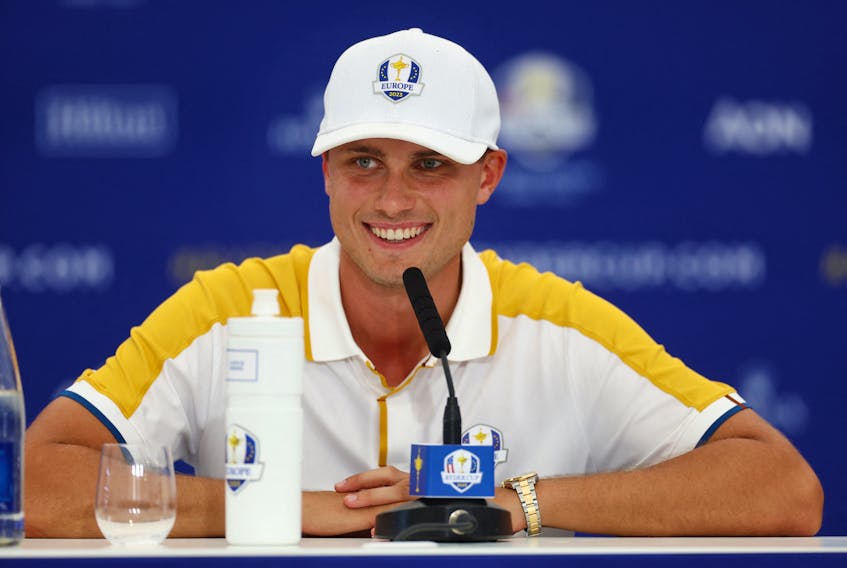 By Martyn Herman ROME (Reuters) - Trawl through the annals of the Ryder Cup and there are tales aplenty of rookies rising to the occasion with match-winning contributions but Sweden's Ludvig Aberg is