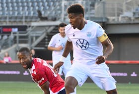 
HFX Wanderers midfielder and captain Andre Rampersad is one of three players from the Halifax-based club to have played in the 2020 playoffs, the last time the Wanderers advanced to the post-season. - Canadian Premier League

