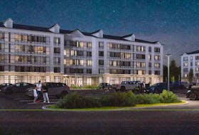 A sketch of the exterior of Harrison Jay Investment's proposed apartment complex for 25 Gorman St., near Welton Street in Sydney. CONTRIBUTED/CAPE BRETON REGIONAL MUNICIPALITY