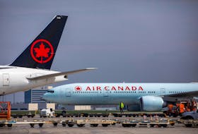 (Reuters) - Air Canada pilots staged a protest at Toronto's Pearson Airport on Friday, demanding better pay and benefits as talks over a new contract covering 4,500 pilots at Canada's largest carrier