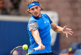 The top three seeds cruised through their opening-round matches on Friday at the China Open in Beijing, but Nicolas Jarry of Chile upset No. 4 seed Stefanos Tsitsipas of Greece 6-4, 6-4. Advancing