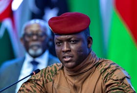 OUAGADOUGOU (Reuters) - Burkina Faso's junta leader, Ibrahim Traore, said on Friday that there would be no elections until the country was safe enough for everyone to vote. The military government