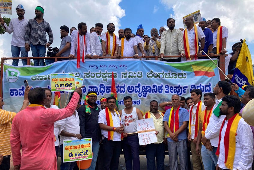 By Chandini Monnappa and Navamya Ganesh Acharya BENGALURU (Reuters) - Farmers battling drought in India's southern state of Karnataka state began a day-long strike on Friday to protest against the